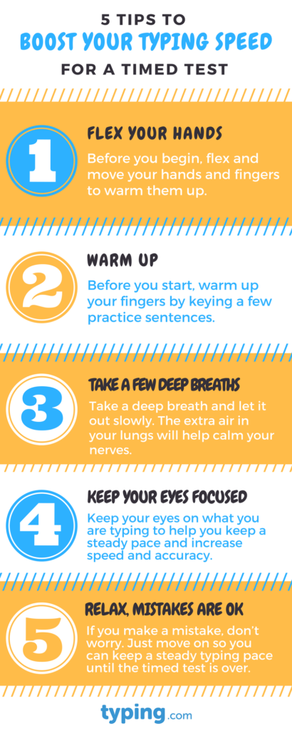 5 Tips for Boosting Your Typing Speed for a Timed Test [INFOGRAPHIC ...